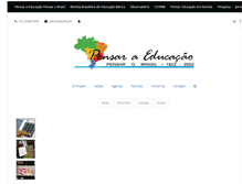 Tablet Screenshot of pensaraeducacao.com.br